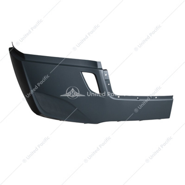 42465-UP BUMPER COVER WITHOUT FOG LIGHT OPENING & WITH DEFLECTOR HOLES FOR 2018-2024 FL CASCADIA - PASSENGER