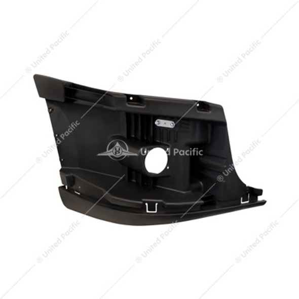 20896-UP BUMPER END REINFORCEMENT WITH FOG LIGHT HOLE FOR 2008-2017 FREIGHTLINER CASCADIA - PASSENGER