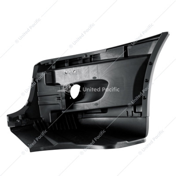 20486-UP BUMPER END ASSEMBLY WITH FOG LIGHT HOLE FOR 2008-2017 FREIGHTLINER CASCADIA - PASSENGER
