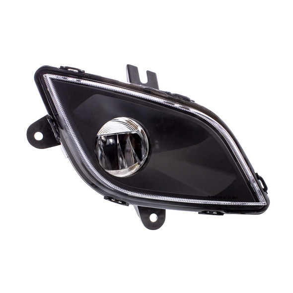 32899-UP BLACK HIGH POWER LED FOG LIGHT FOR 2018-2024 FREIGHTLINER CASCADIA - PASSENGER