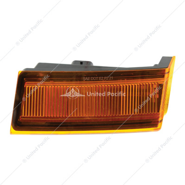 36006-UP 6 LED AMBER TURN SIGNAL LIGHT FOR 2018-2024 FREIGHTLINER CASCADIA - DRIVER -COMPETITION SERIES