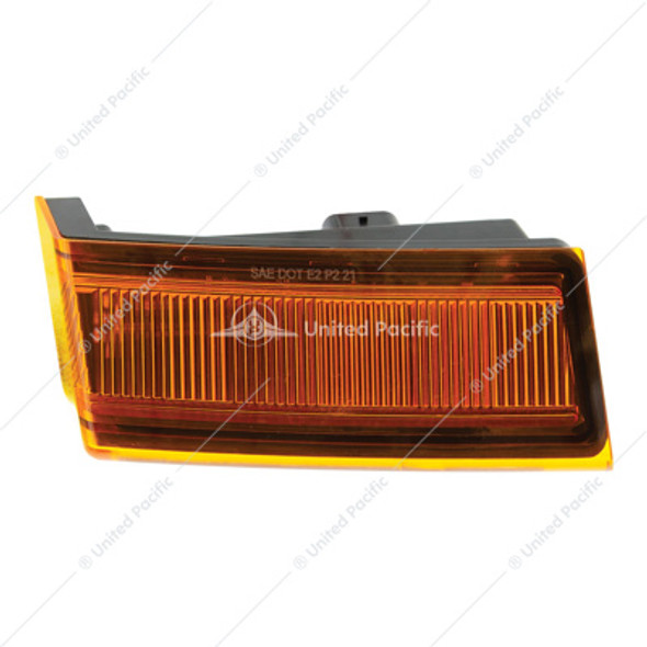 36007-UP 6 LED AMBER TURN SIGNAL LIGHT FOR 2018-2024 FREIGHTLINER CASCADIA - PASSENGER -COMPETITION SERIES