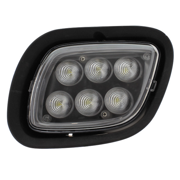 31098-UP 6 LED FOG LIGHT FOR 2008-2017 FREIGHTLINER CASCADIA - DRIVER -COMPETITION SERIES