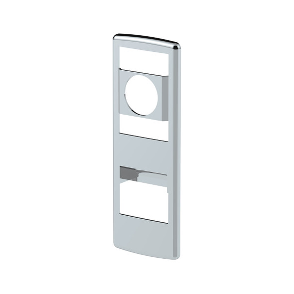 42446-UP CHROME DOOR SWITCH COVER WITH POWER WINDOWS/MIRRORS FOR 2018-2024 FREIGHTLINER CASCADIA - DRIVER