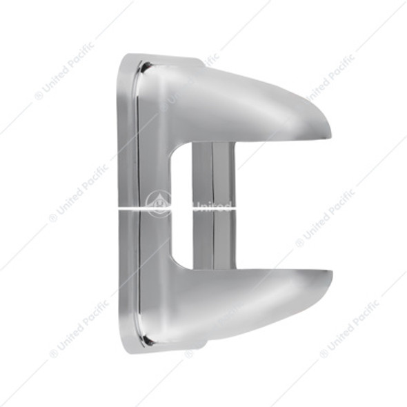 42373-UP CHROME MIRROR POST COVER FOR 2008-2017 FREIGHTLINER CASCADIA