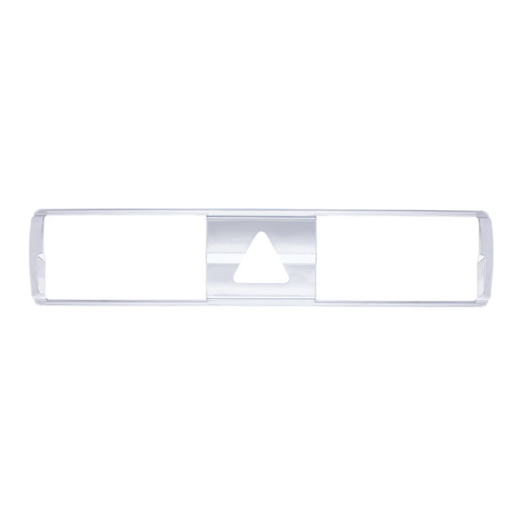 42438-UP CHROME HAZARD SWITCH PANEL TRIM FOR 2018-2023 FREIGHTLINER CASCADIA