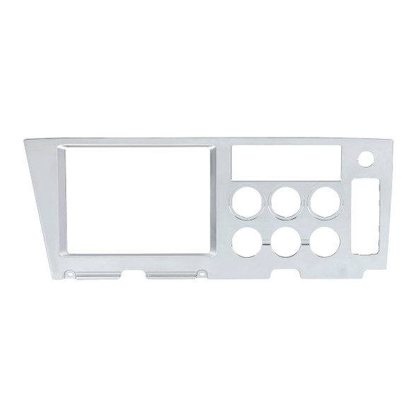 42441-UP CHROME CENTER DASH UPPER PANEL FOR 2018-2023 FREIGHTLINER CASCADIA