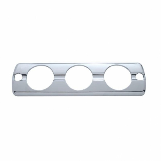 42337-UP CHROME PLASTIC A/C CONTROL COVER FOR 2008-2017 FREIGHTLINER CASCADIA
