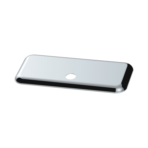 42343-UP CHROME PLASTIC UPPER CENTER STORAGE DOOR COVER FOR 2007-2018 FREIGHTLINER CASCADIA