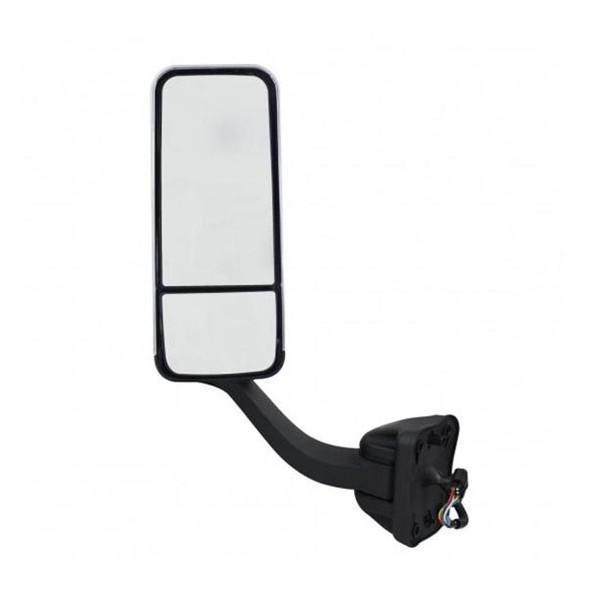 42394-UP CHROME MIRROR ASSEMBLY WITH HEATED MIRROR FOR 2008-2017 FREIGHTLINER CASCADIA - DRIVER 42394-UP CHROME MIRROR ASSEMBLY WITH HEATED MIRROR FOR 2008-2017 FREIGHTLINER CASCADIA - DRIVER