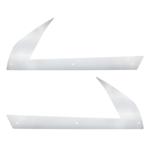 29149-UP 430 SS BELOW HEADLIGHT FENDER GUARDS FOR 2018-2024 FREIGHTLINER CASCADIA (PAIR)