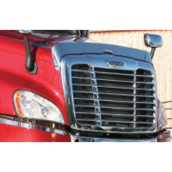 29090-UP 430 STAINLESS STEEL BUG SHIELD FOR 2008-2017 FREIGHTLINER CASCADIA