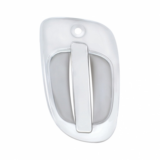 42094-UP CHROME PLASTIC EXTERIOR DOOR HANDLE COVER FOR FREIGHTLINER CASCADIA (2008-2017) AND M2 (2004+) - PASSENGER