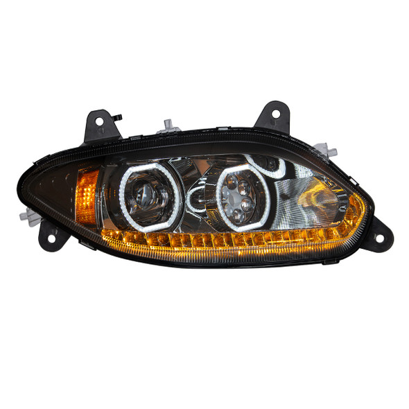 35736-UP BLACK 17 LED HEADLIGHT FOR 2018-2024 INTERNATIONAL LT - PASSENGER