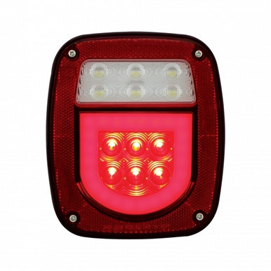 36910-UP LED GloLight Universal Combination Tail Light Without License Light (Card)