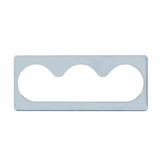 42204-UP CHROME A/C CONTROL COVER FOR INTERNATIONAL PROSTAR (2008-2019), 9900/9400/9200 (2000-2010)