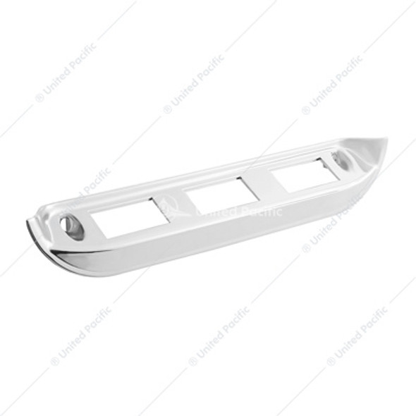 42017-UP CHROME PLASTIC POWER WINDOW CONTROL PANEL FOR 2000-2010 INTERNATIONAL 9900IX/9900/9400I/9200I - DRIVER