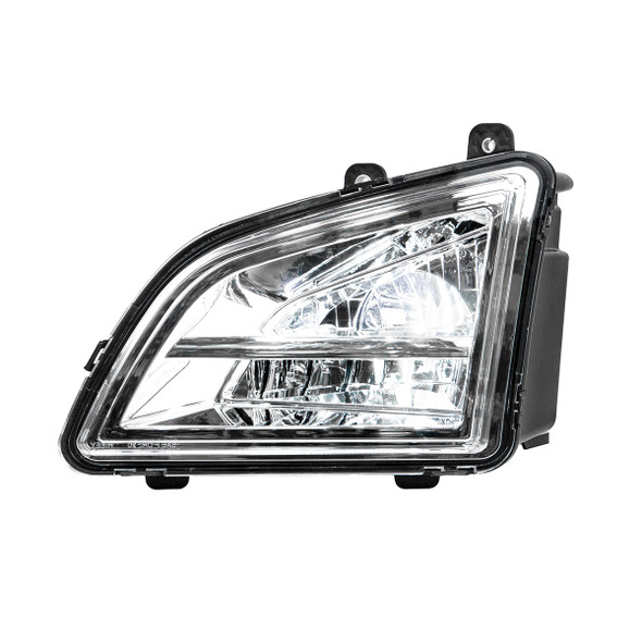 35861-UP CHROME LED DRIVING & FOG LIGHT FOR 2018-2024 VOLVO VNL - DRIVER -COMPETITION SERIES