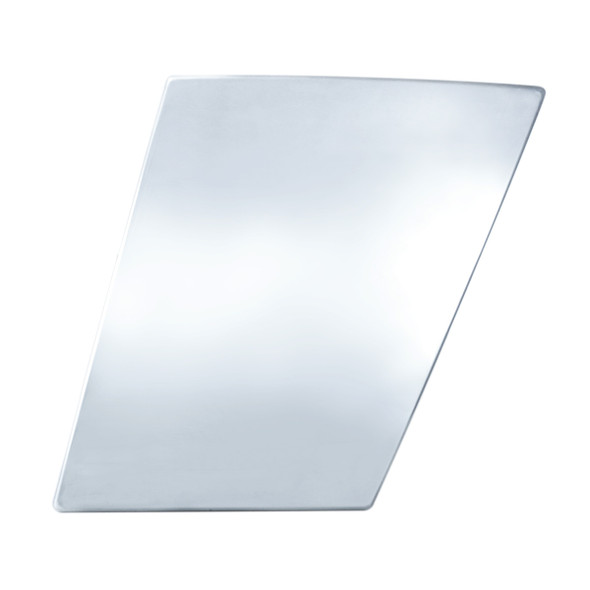 41672-UP CHROME BLANK FOG LIGHT COVER FOR 2003-2017 VOLVO VN/VNL - DRIVER