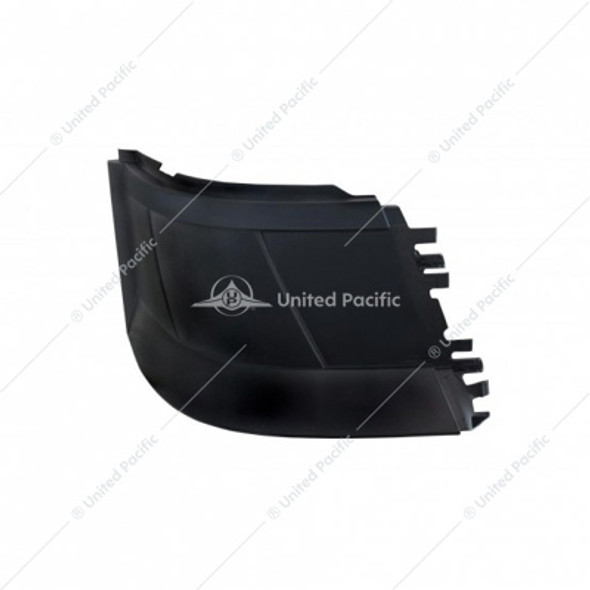 20957-UP BUMPER END WITHOUT FOG LIGHT HOLE (SCREW MOUNT) FOR 2003-2017 VOLVO VNL - PASSENGER