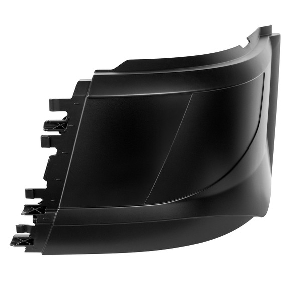 42813-UP BUMPER END WITHOUT FOG LIGHT FOR 2015-2017 VOLVO VNL WITH AERO STYLE BUMPER - DRIVER