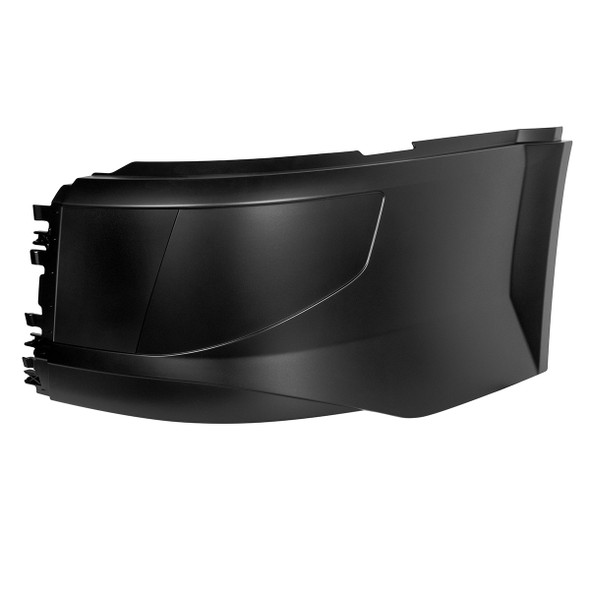 42813-UP BUMPER END WITHOUT FOG LIGHT FOR 2015-2017 VOLVO VNL WITH AERO STYLE BUMPER - DRIVER