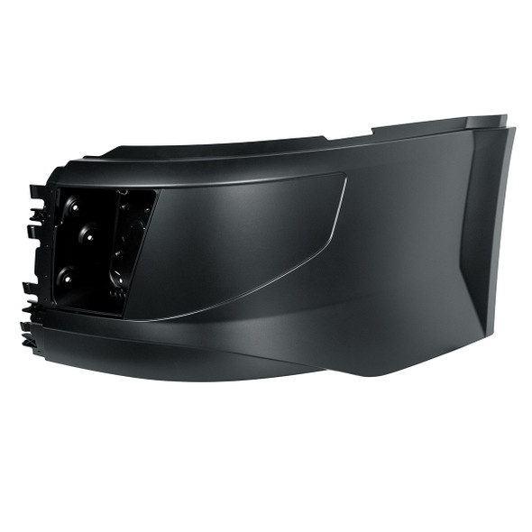 42815-UP BUMPER END WITH FOG LIGHT FOR 2015-2017 VOLVO VNL WITH AERO STYLE BUMPER - DRIVER