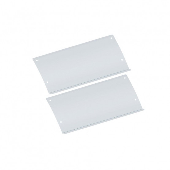 29063-UP POLISHED STAINLESS STEEL LOWER REAR STEP KICK PLATES FOR 2003-05 VOLVO VN SERIES