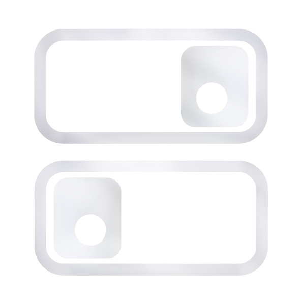 29139-UP STAINLESS DOOR HANDLE TRIM FOR VOLVO VN/VT/VHD