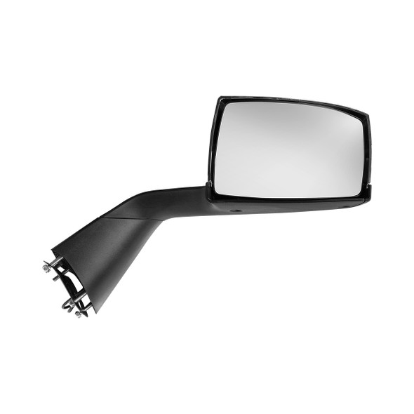 42243-UP CHROME HOOD MIRROR ASSEMBLY WITH SEQUENTIAL LED TURN SIGNAL FOR 2018-2024 VOLVO VNL - PASSENGER