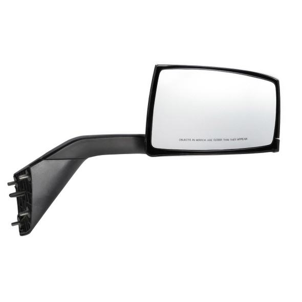 41696-UP CHROME HOOD MIRROR ASSEMBLY FOR 2004-2014 VOLVO VN/VNL - PASSENGER