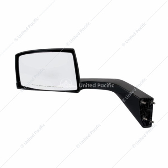 42811-UP BLACK HOOD MIRROR ASSEMBLY FOR 2004-2014 VOLVO VN - DRIVER