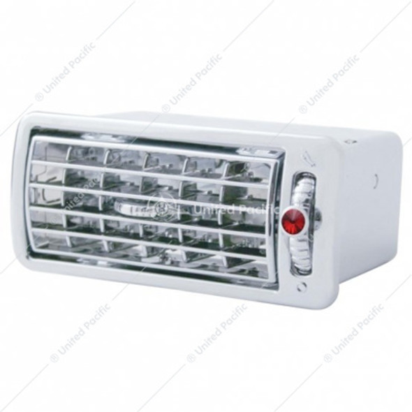 41616-UP A/C VENT FOR VOLVO -  RED CRYSTAL