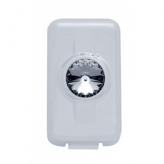 41608-UP SWITCH PLUG COVER FOR VOLVO - SMOKE CRYSTAL (2-PACK)