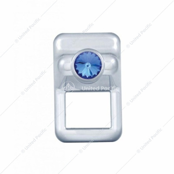41653-UP SWITCH PLUG COVER FOR VOLVO - BLUE CRYSTAL