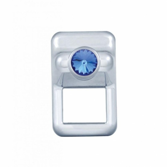 41653-UP SWITCH PLUG COVER FOR VOLVO - BLUE CRYSTAL