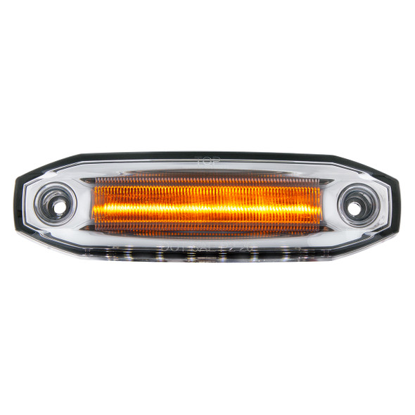 39298-UP 6 Amber LED Light (Clearance/Marker) With 6 White LED Side Ditch Light
