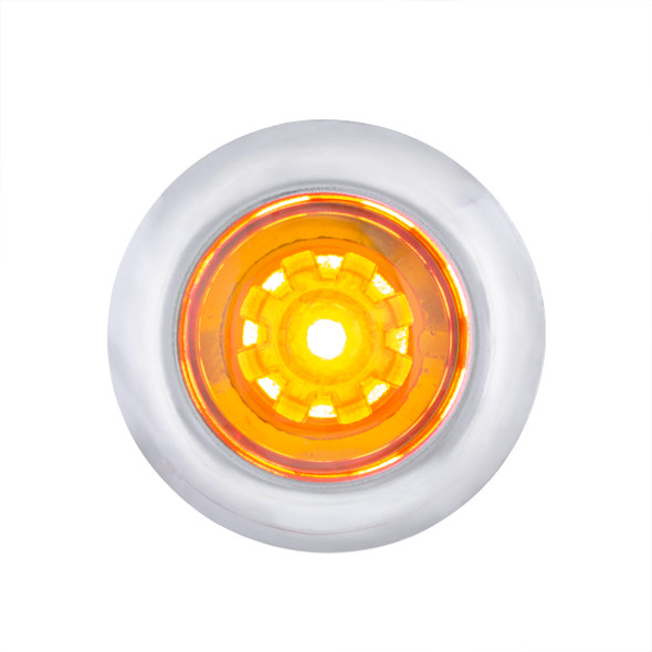 34820-UP LED Dual Function ArcBlast 3/4" Mini Light (Clearance/Marker) - Amber LED/Amber Lens