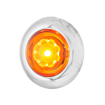 34824-UP LED Single Function ArcBlast 3/4" Mini Light (Clearance/Marker) - Amber LED/Amber Lens