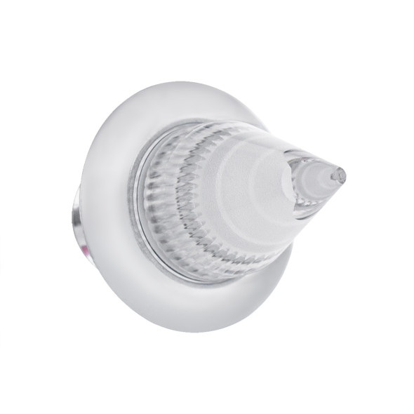 34846-UP 4 LED Dual Function 3/4" Mini Spike Light With SS Bezel (Auxiliary/Utility) - White LED/Clear Lens