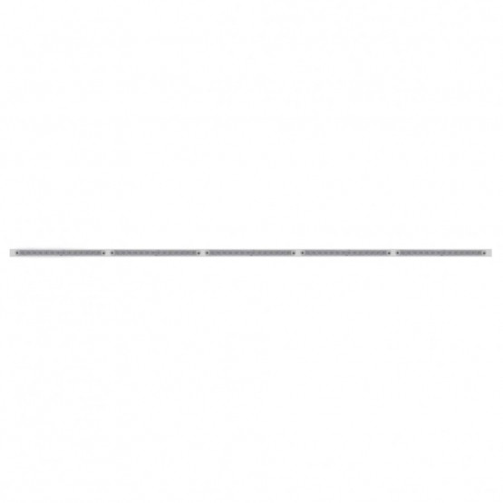 94" Stainless Steel Light Bracket With Five 23 SMD LED 17-1/4" Light Bar - Amber LED/Clear Lens