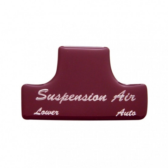 "Suspension Air" Switch Guard Sticker Only - Candy Red