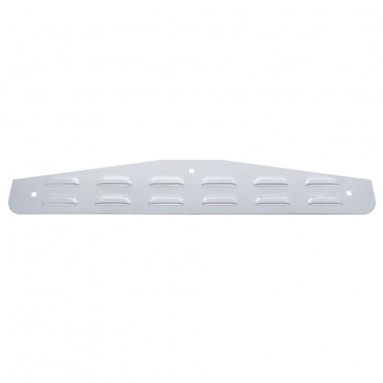4" X 24" Stainless Louvered Bottom Mud Flap Plate - Bolt Thru
