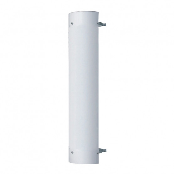 48" Tall 270 Degree Stainless Exhaust Muffler Shield For 9" Diameter Exhaust - Plain