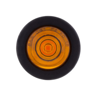 36743B-UP 1 LED Mini Clearance Light Amber LED With Amber Lens With Rubber Grommet (Bulk)