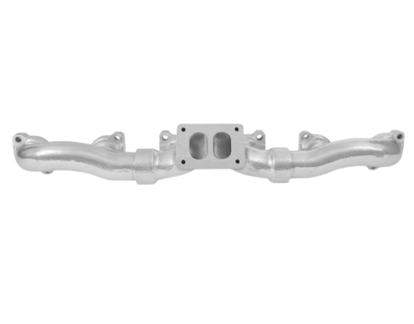 High Performance Exhaust Manifold Kit For Detroit Diesel Series 60 (3 Pc Sealed Assembly - 30 Degree Down Angle) Thermashield Coating