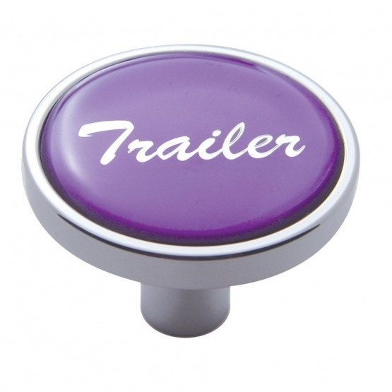 "Trailer" Short Air Valve Knob - Purple Glossy Sticker