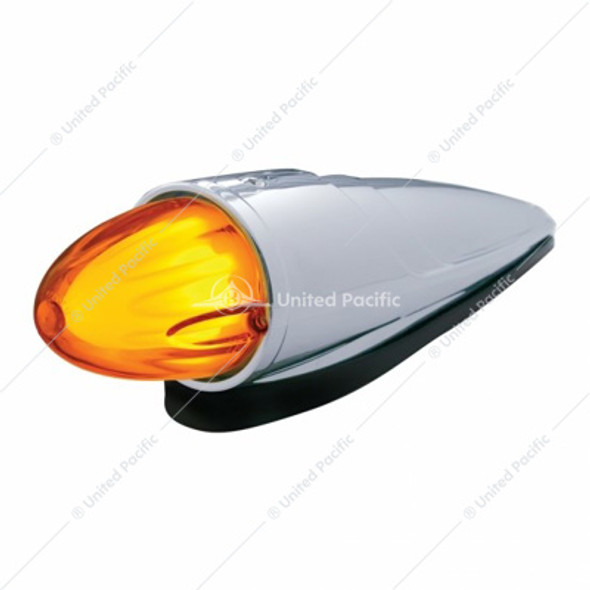 36759-UP 9 LED Dual Function GloLight Watermelon Grakon 1000 Style Cab Light Kit - Amber LED/Amber Lens