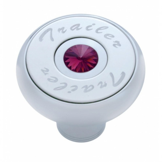 "Trailer" Deluxe Air Valve Knob - Purple Crystal