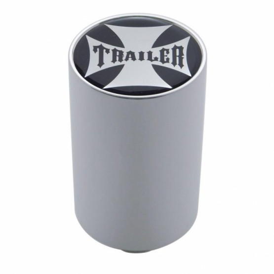 "Trailer" 3" Air Valve Knob - Black Maltese Cross Sticker